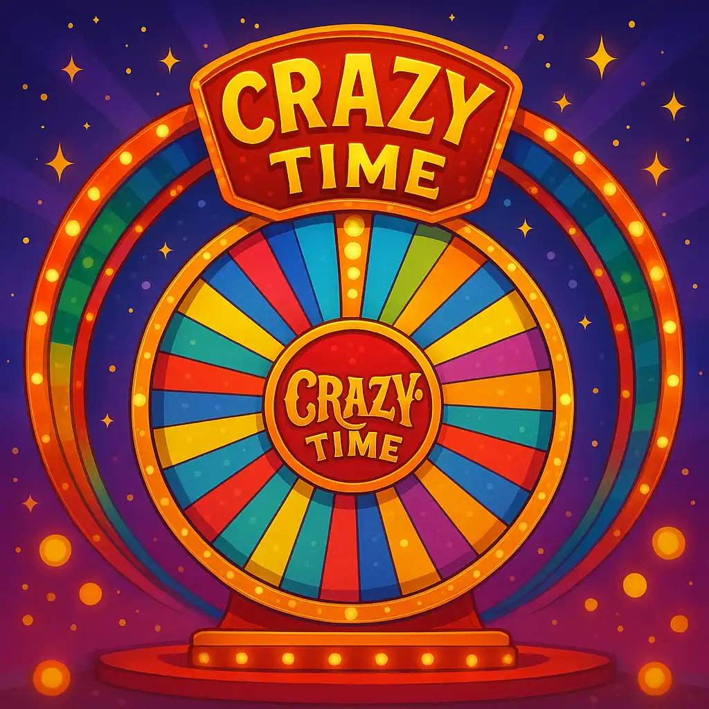 Crazy Time slot game cover art